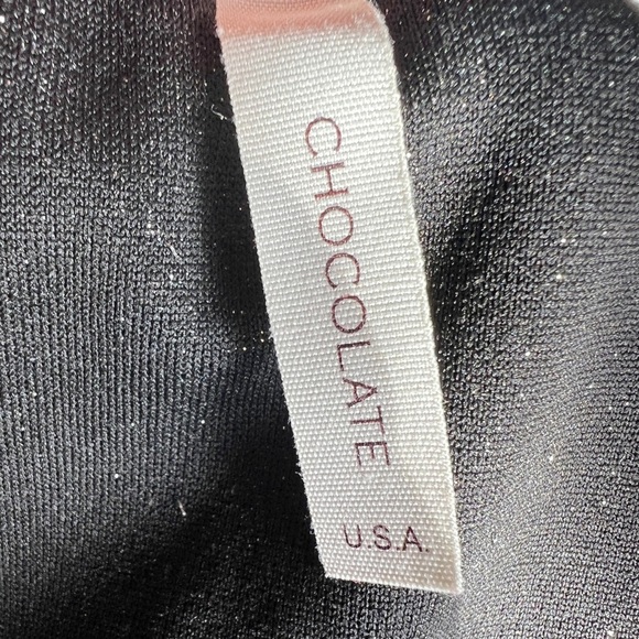 Chocolate U.S.A. Glitter Off-the-shoulder Top - Picture 4 of 4